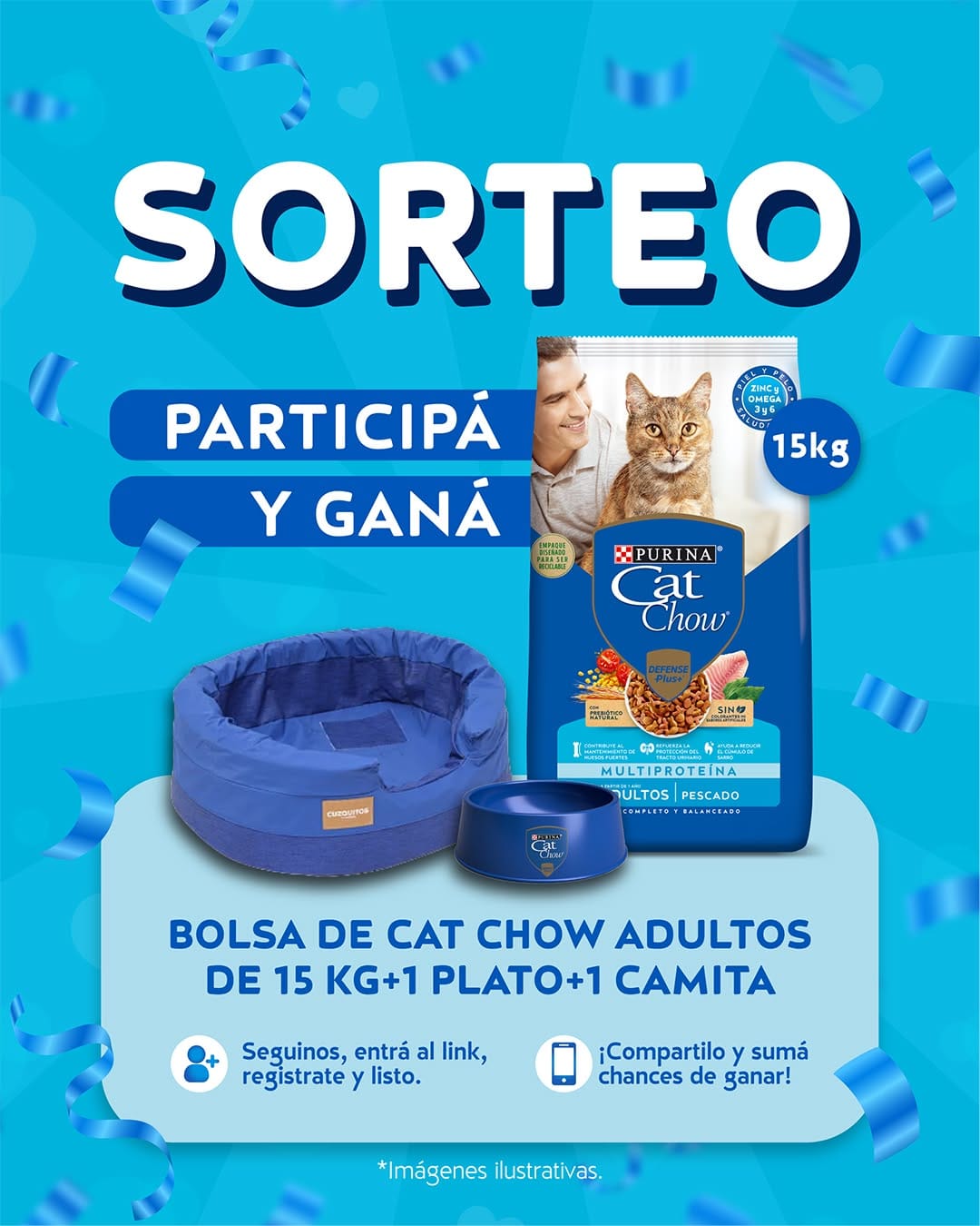 Post 6 by Purina Cat Chow Argentina on Instagram (image)