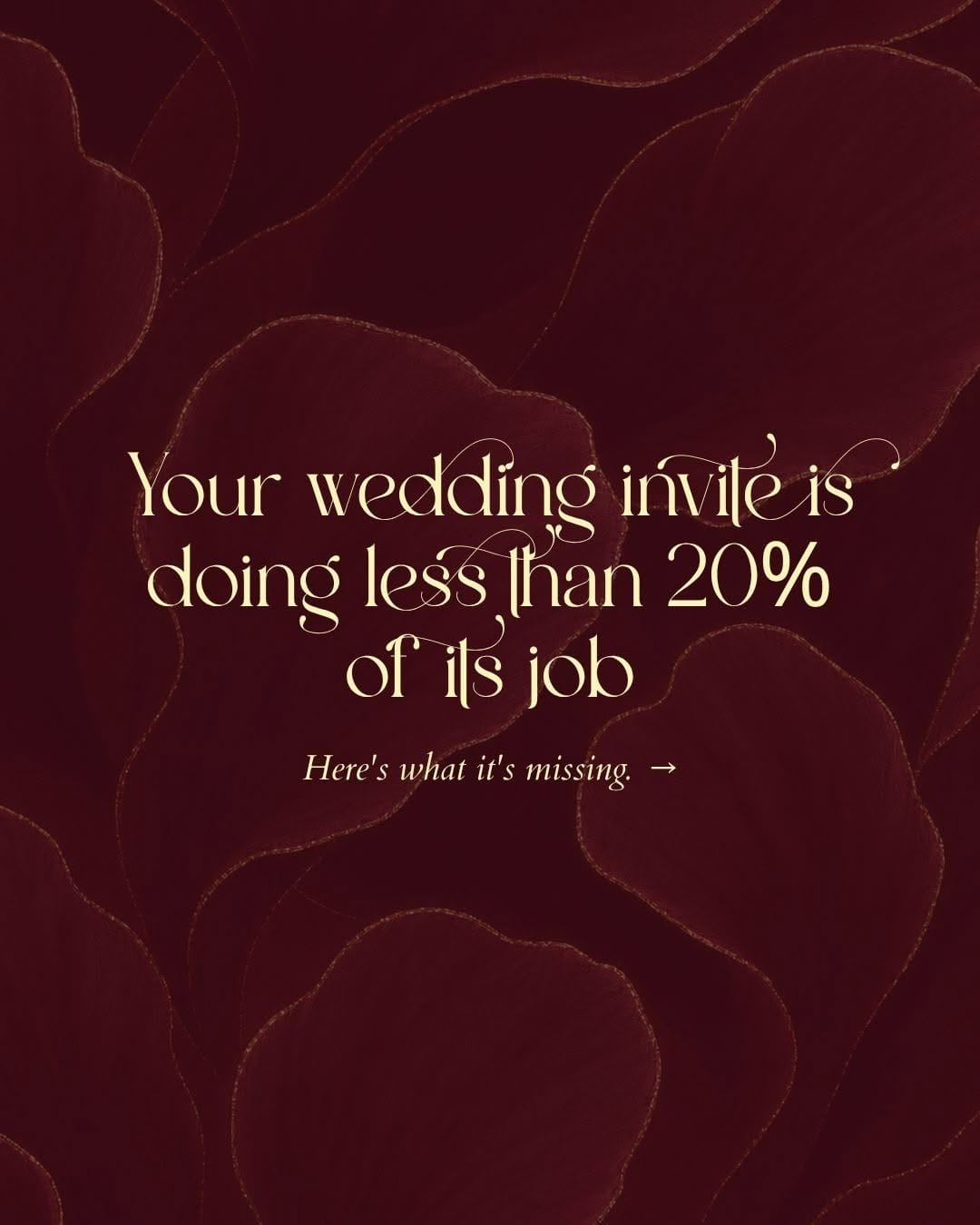 Post 6 by Osprey | Digital Wedding Invitations on Instagram (carousel)