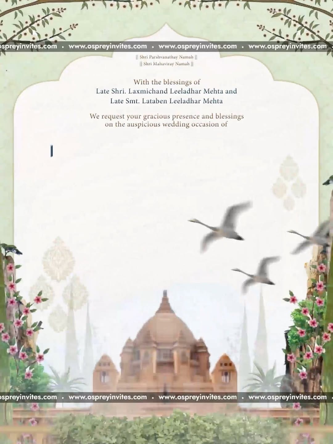 Post 7 by Osprey | Digital Wedding Invitations on Instagram (video)