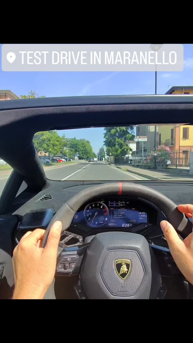 Post 7 by Test Drive in Maranello on Instagram (video)