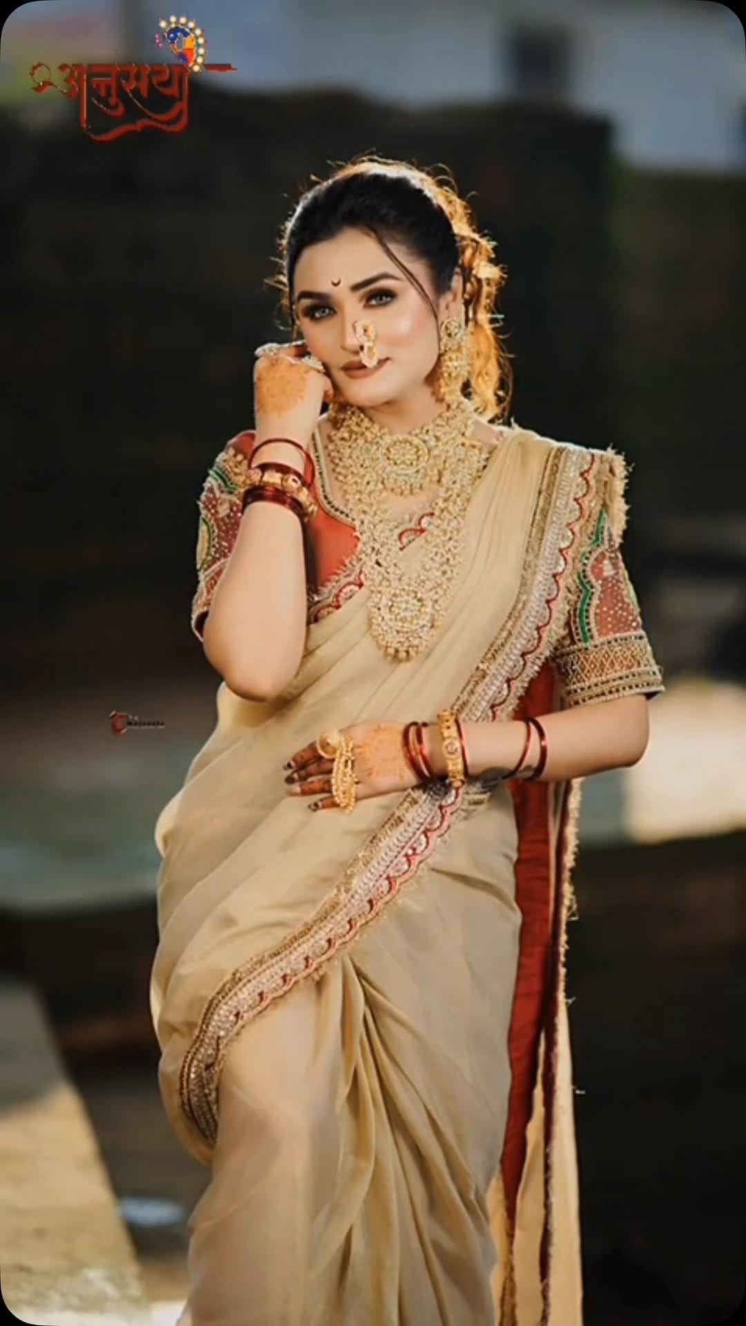 Post 6 by Anusaya Beauty World | Bridal wear rental & sale store in Nagpur on Instagram (video)