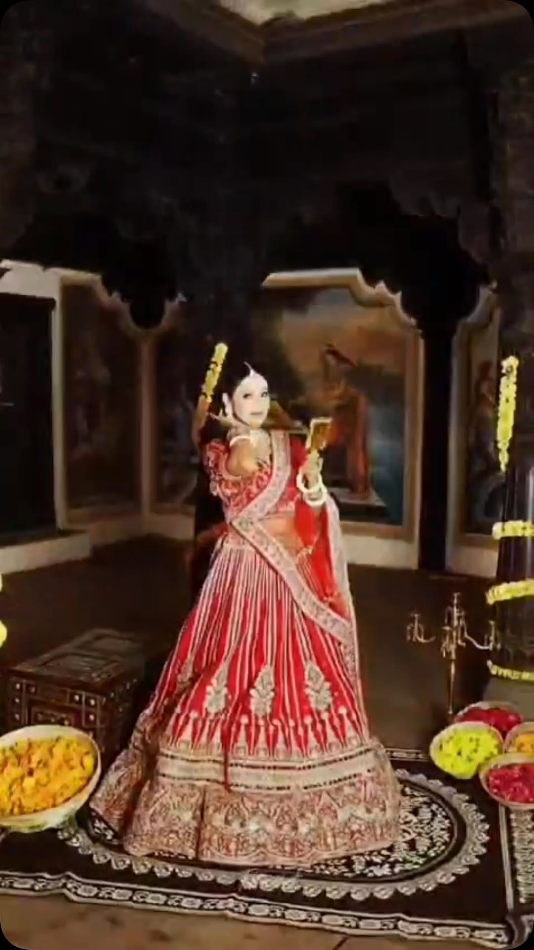 Post 3 by Anusaya Beauty World | Bridal wear rental & sale store in Nagpur on Instagram (video)