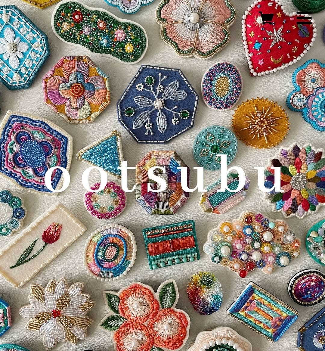 Post 10 by 刺繍作家 ootsubu（オオツブ） on Instagram (image)