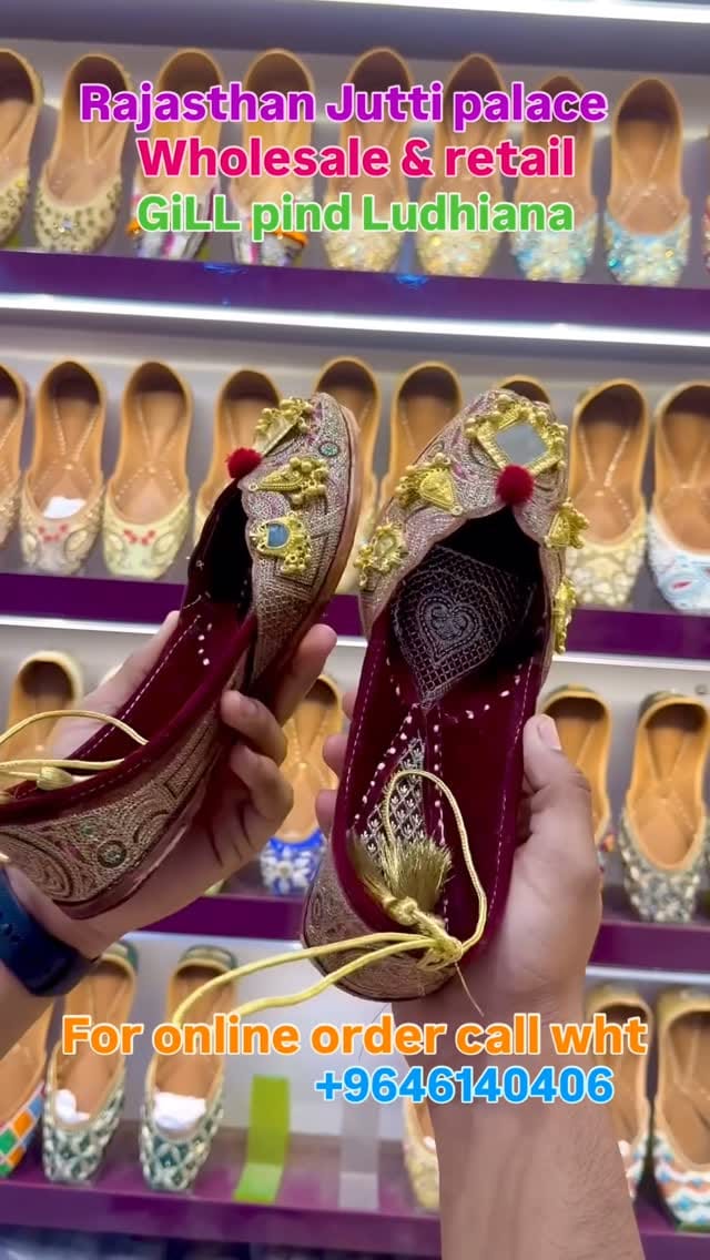 Post 9 by Rajasthan Jutti palace on Instagram (video)
