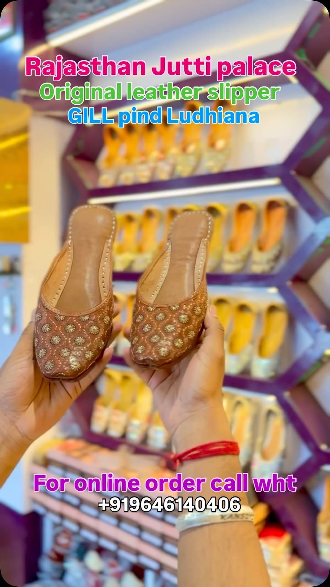 Post 2 by Rajasthan Jutti palace on Instagram (video)