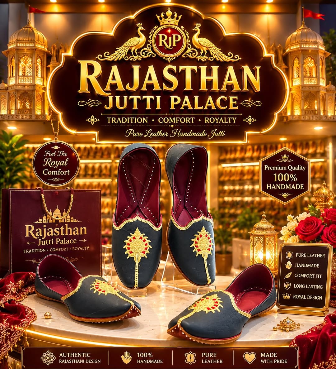 Post 5 by Rajasthan Jutti palace on Instagram (image)