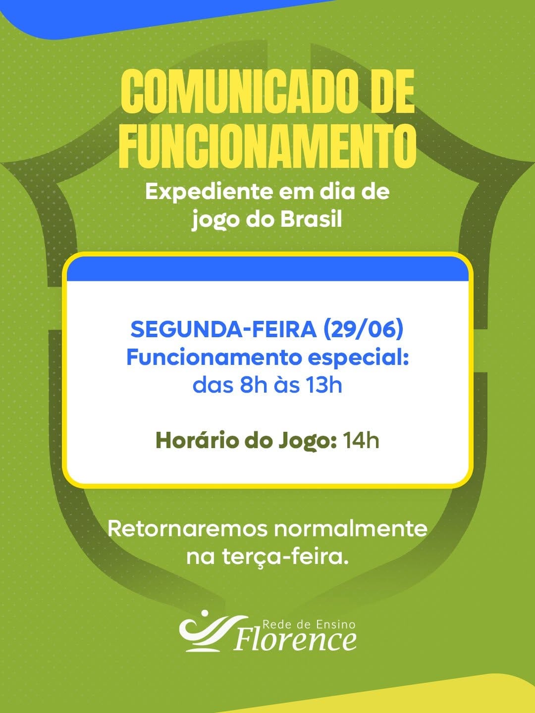 Post 4 by Florence Escola Técnica 💚 on Instagram (image)