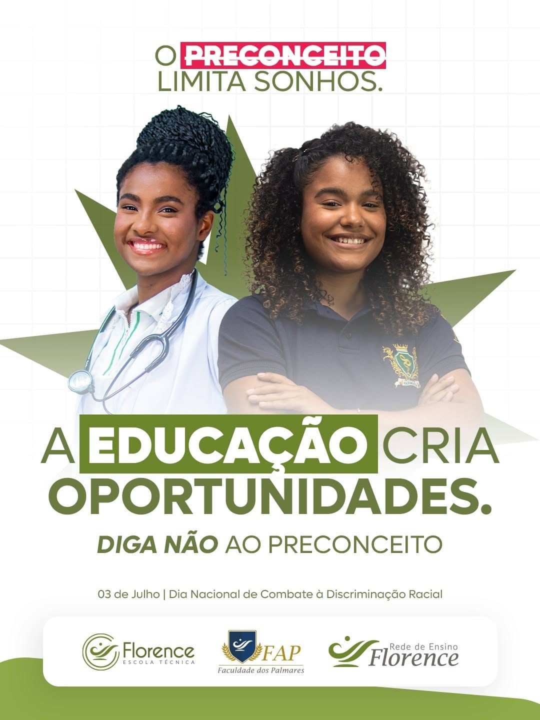 Post 1 by Florence Escola Técnica 💚 on Instagram (image)
