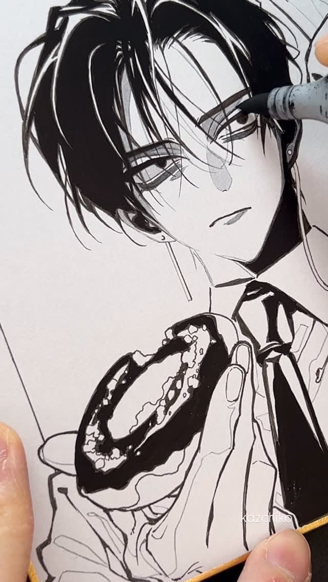Post 9 by かずちこ／illustratior on Instagram (video)