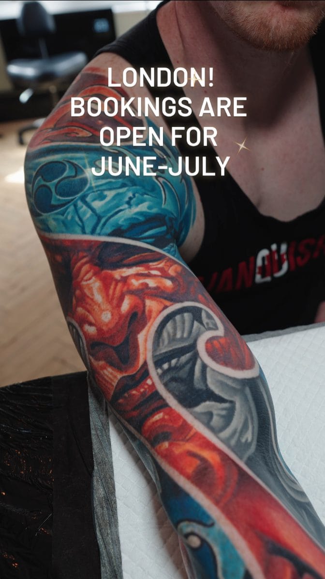 Post 7 by Volkan Demirci London· Award-Winning Tattoo Artist on Instagram (video)