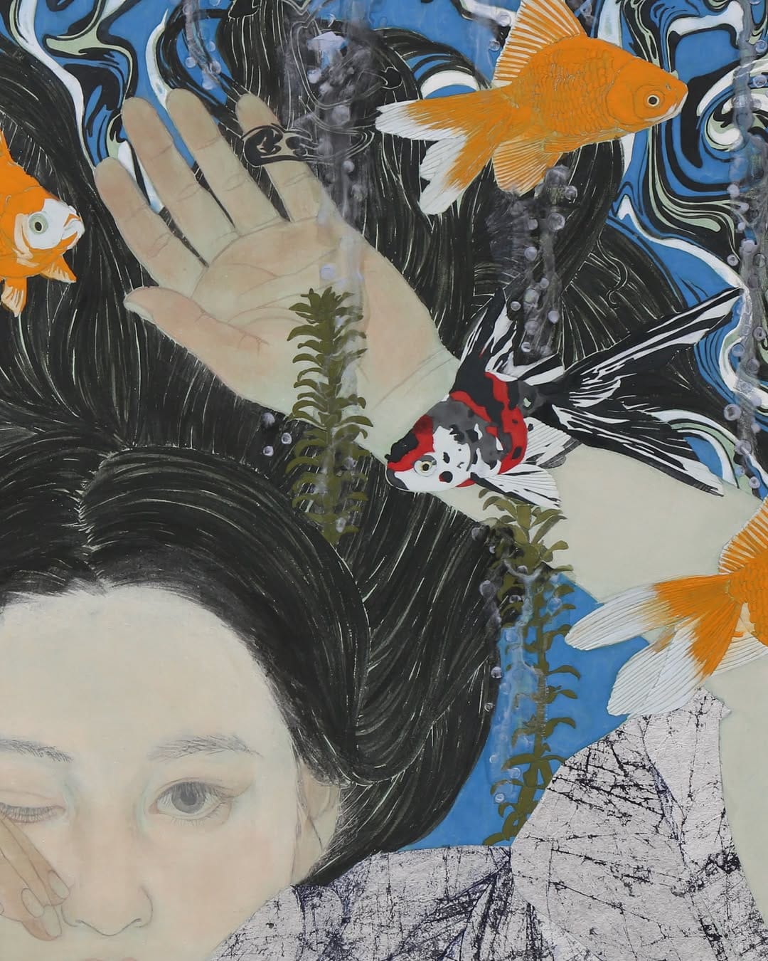 Post 4 by 染谷香理 日本画家 | Kaori SOMEYA on Instagram (carousel)
