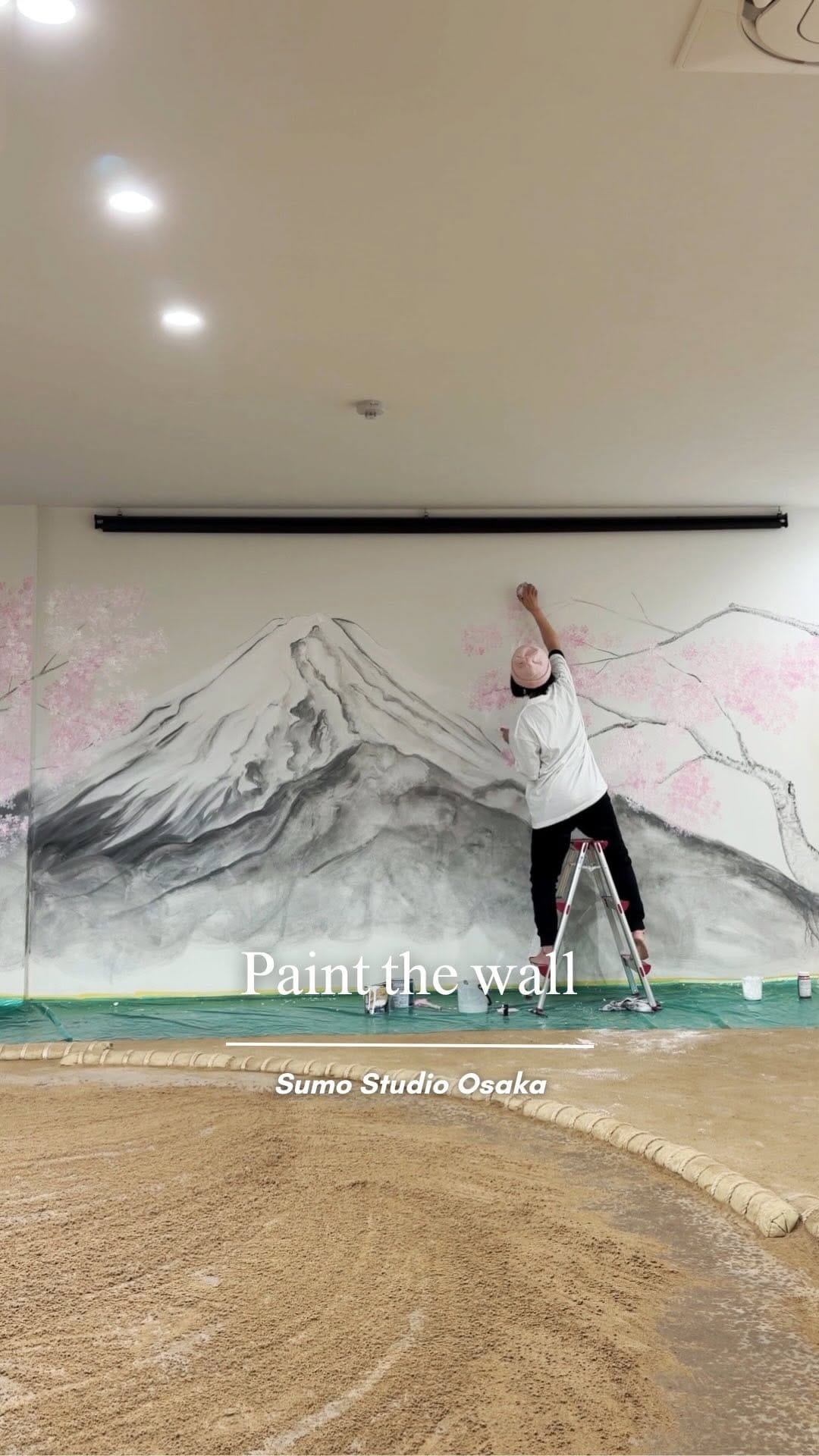 Post 5 by 墨絵師yoshimi  / Ink Wash Painting Artist on Instagram (video)