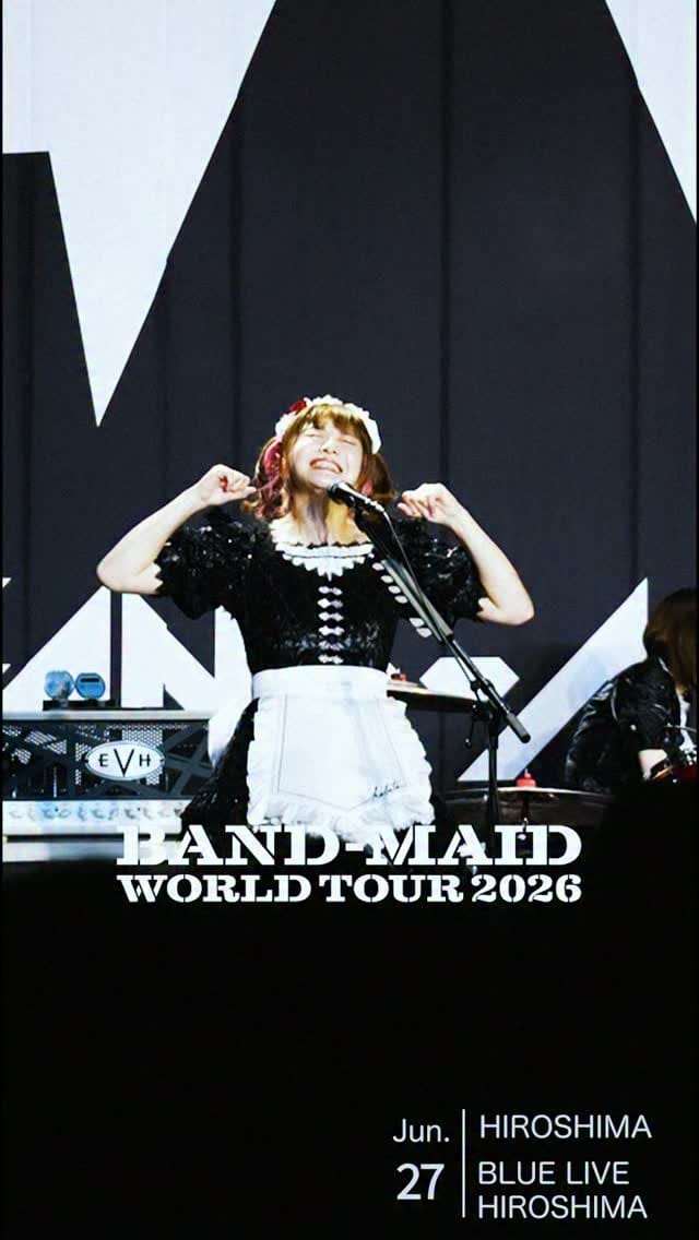 Post 8 by BAND-MAID on Instagram (video)