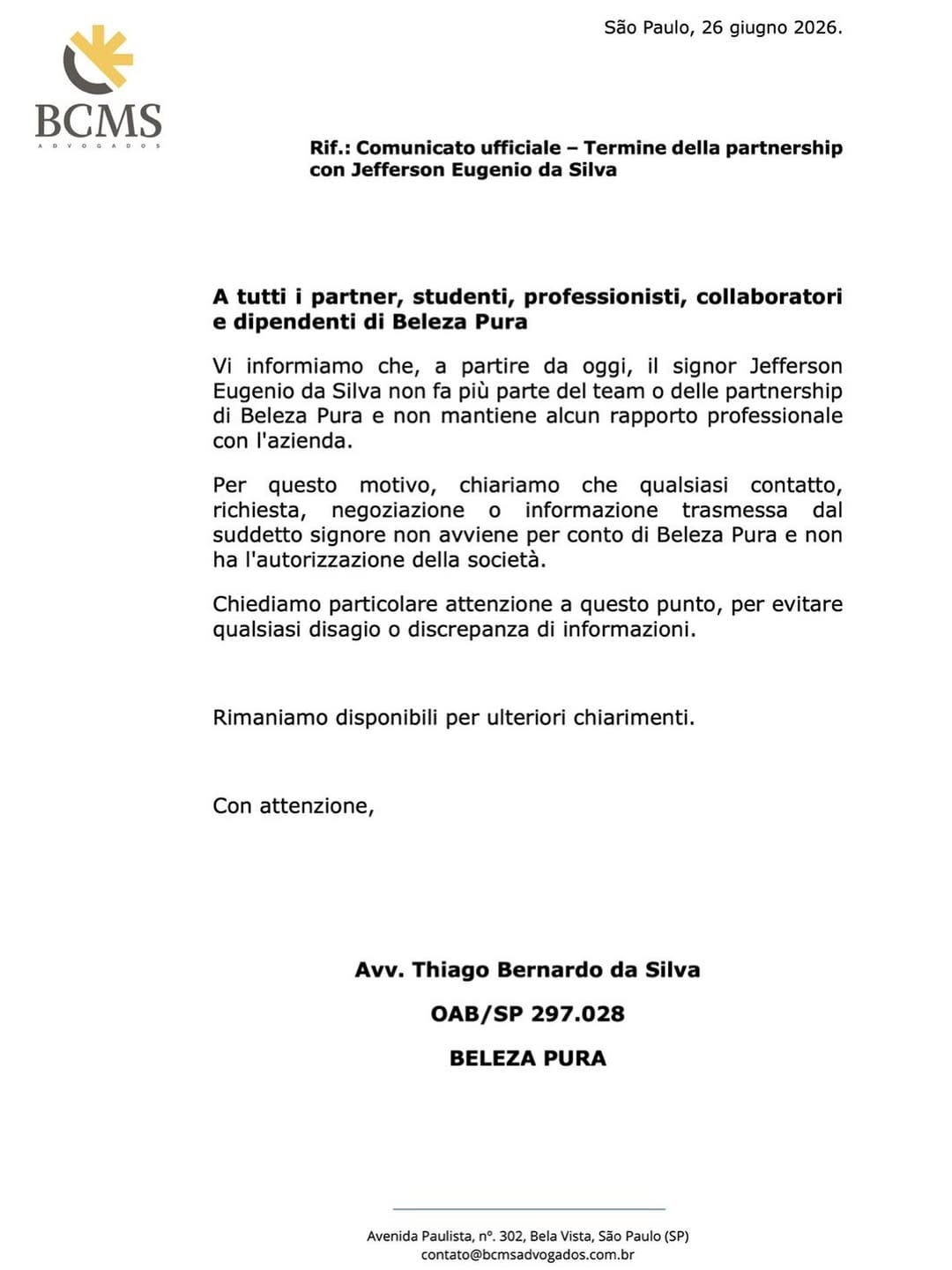 Post 7 by Beleza Pura®️Italia on Instagram (image)