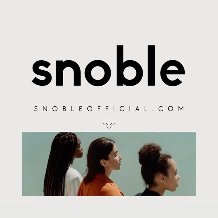 Post 10 by SNOBLE OFFICIAL on Instagram (video)