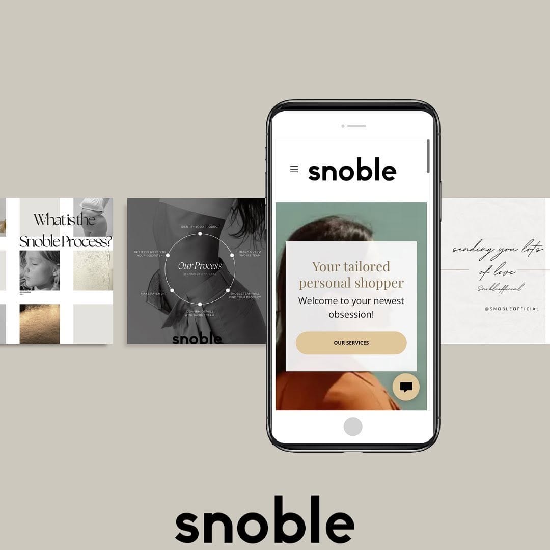 Post 8 by SNOBLE OFFICIAL on Instagram (carousel)