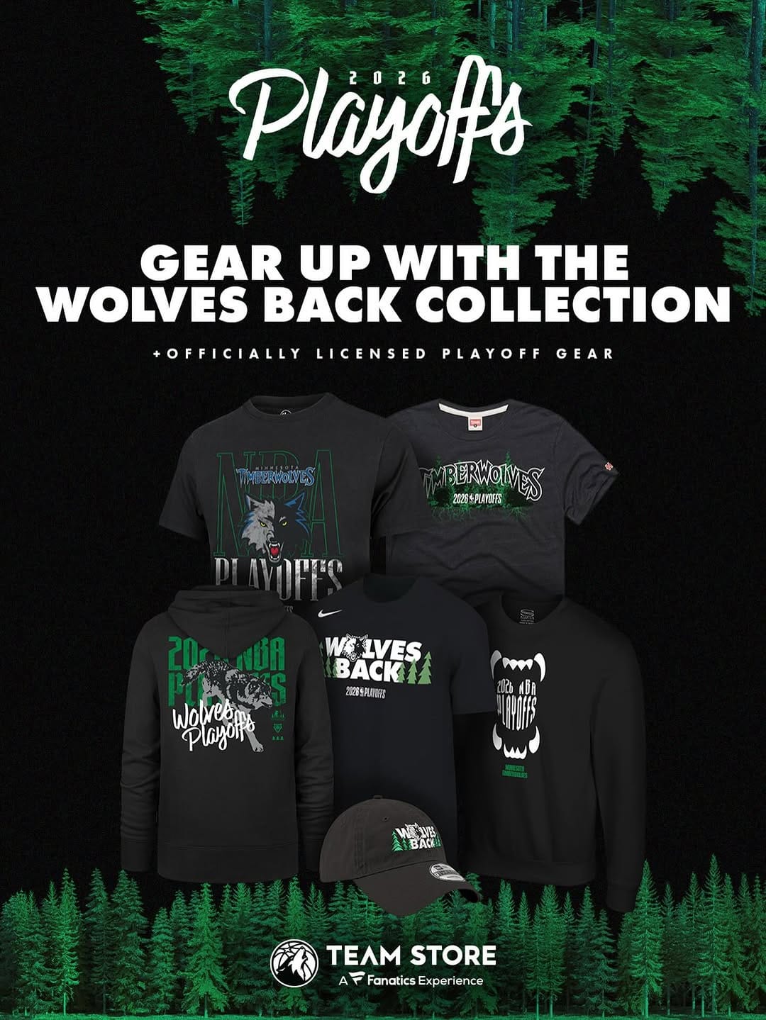 Post 6 by Timberwolves Team Store on Instagram (image)