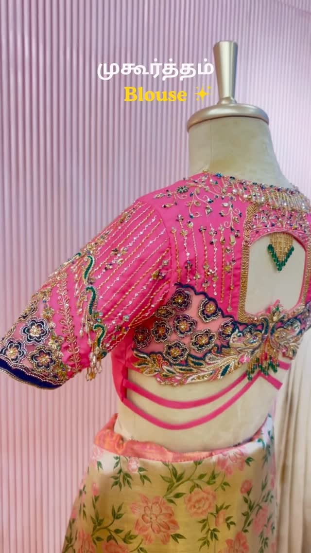 Post 8 by @thulir.designer on Instagram (video)