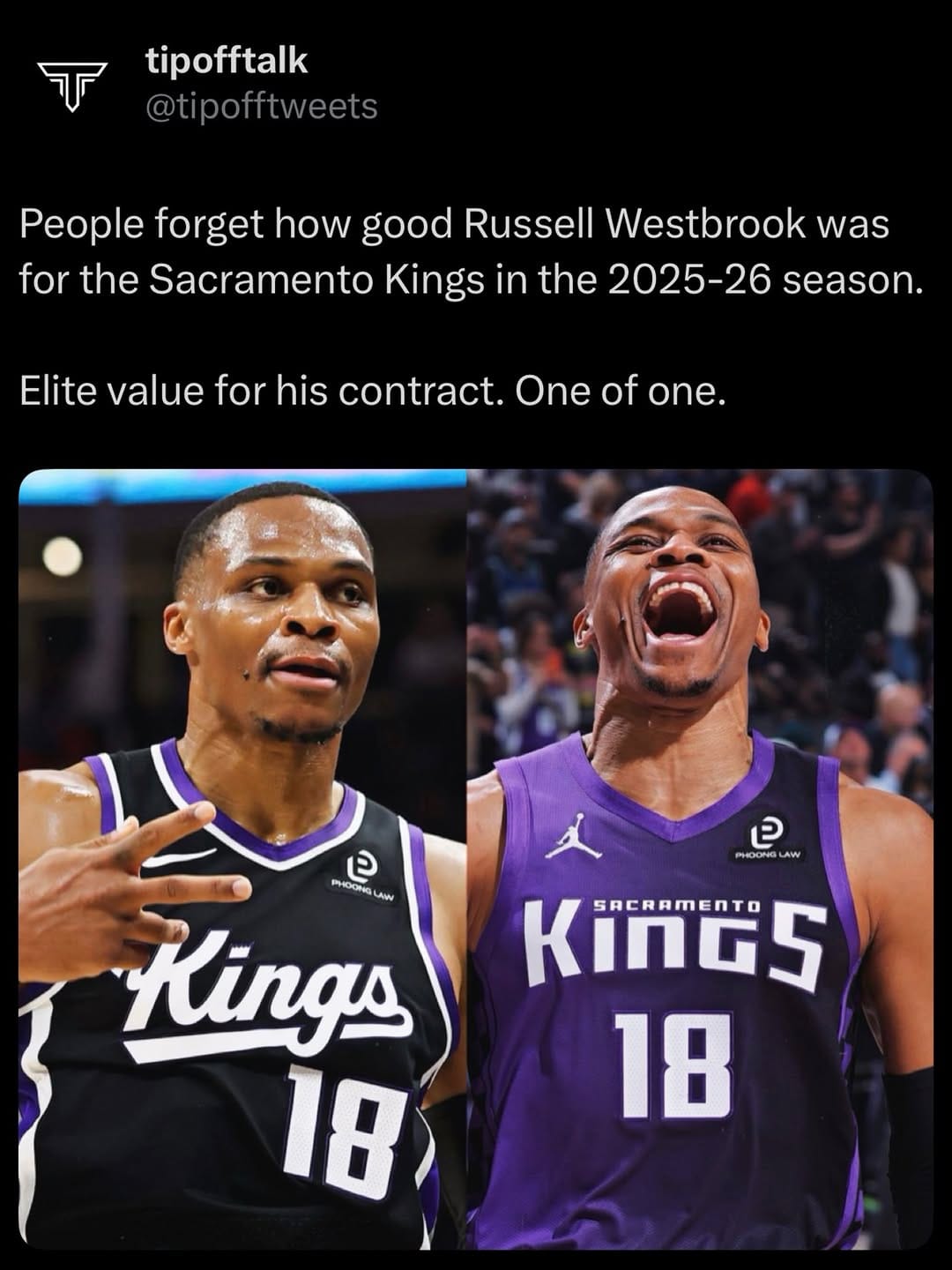 Post 1 by Russell Westbrook FANPAGE. on Instagram (carousel)