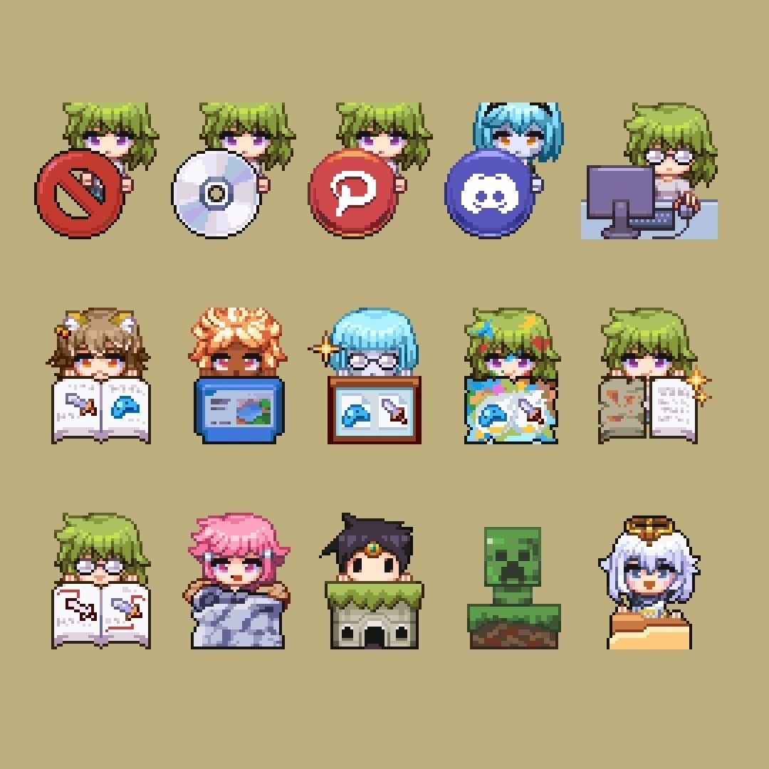 Post 3 by JIU. - PixelArt on Instagram (image)