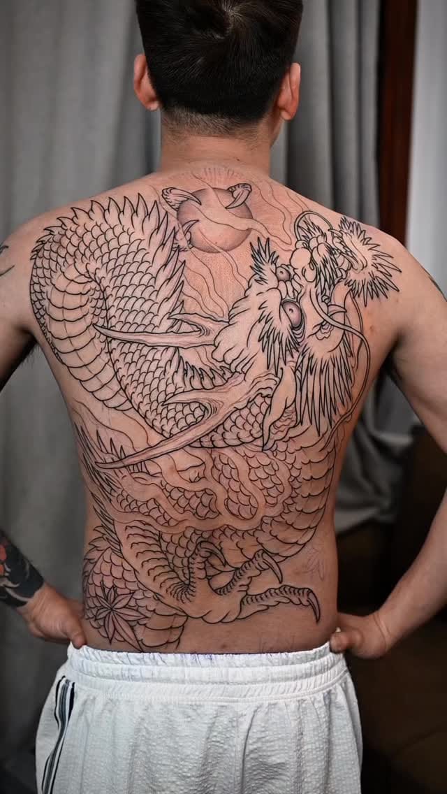 Post 6 by Hoang Buddhism | Japanese Tattoo on Instagram (video)