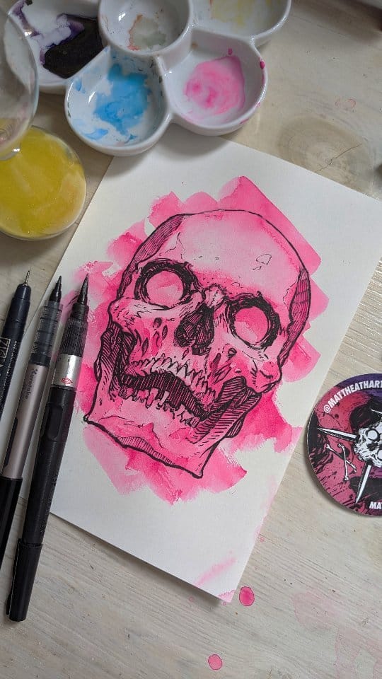 Post 8 by Matt Heath Art on Instagram (video)