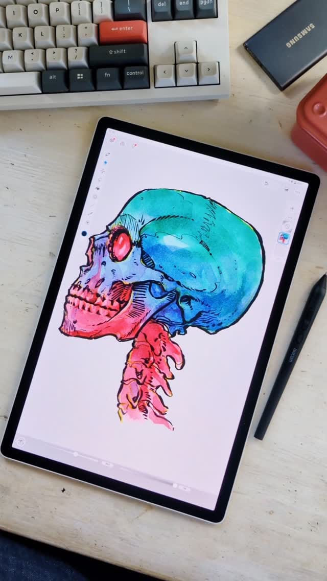 Post 7 by Matt Heath Art on Instagram (video)