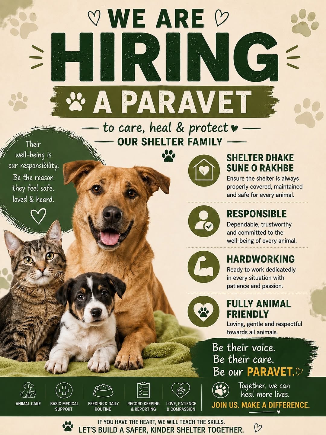 Post 6 by Animal Helpline Shelter on Instagram (image)