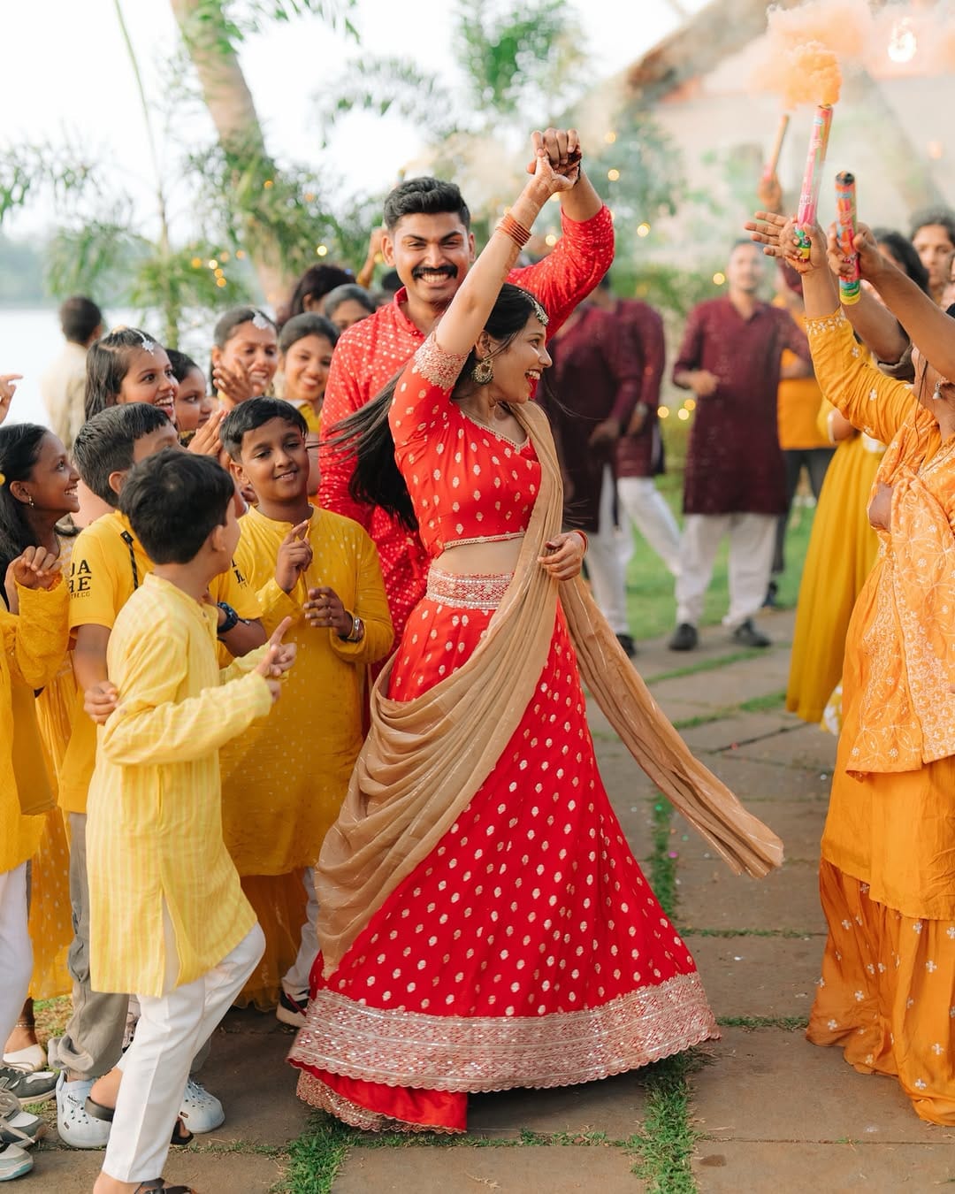 Post 8 by Drishya Weddings ™ on Instagram (carousel)