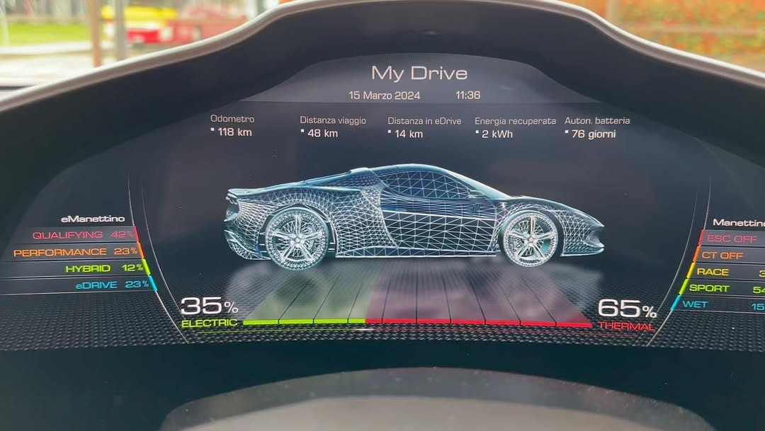 Post 7 by Pushstart Test Drive Maranello on Instagram (video)