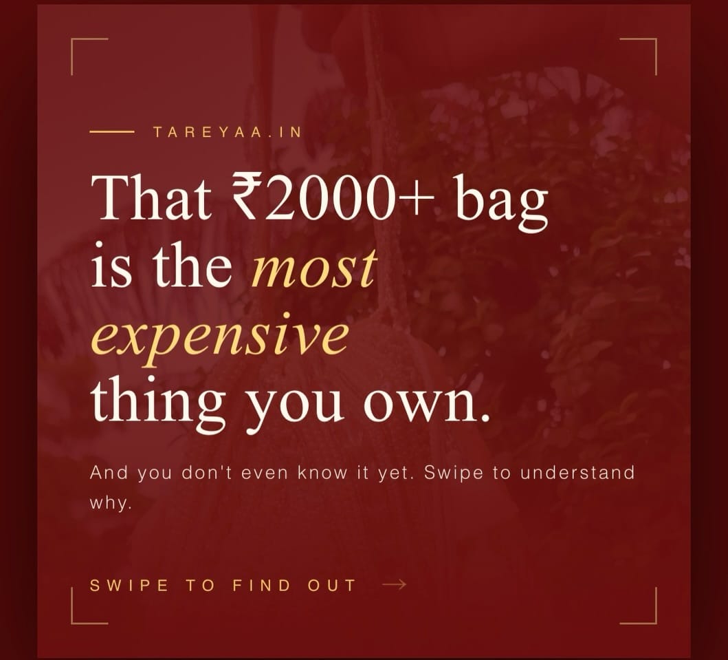 Post 7 by Potli bags & Clutches||Tareyaa.in on Instagram (carousel)