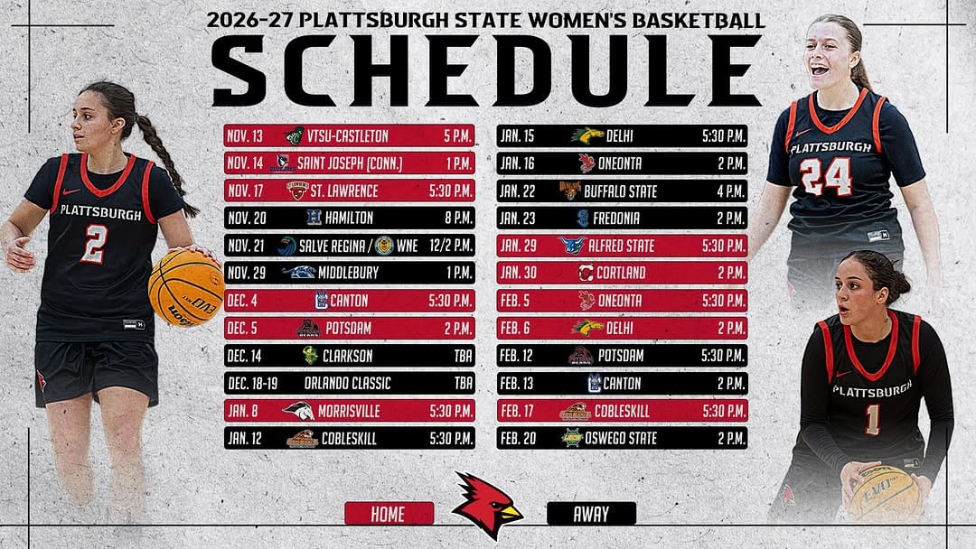 Post 3 by Plattsburgh State Athletics on Instagram (image)
