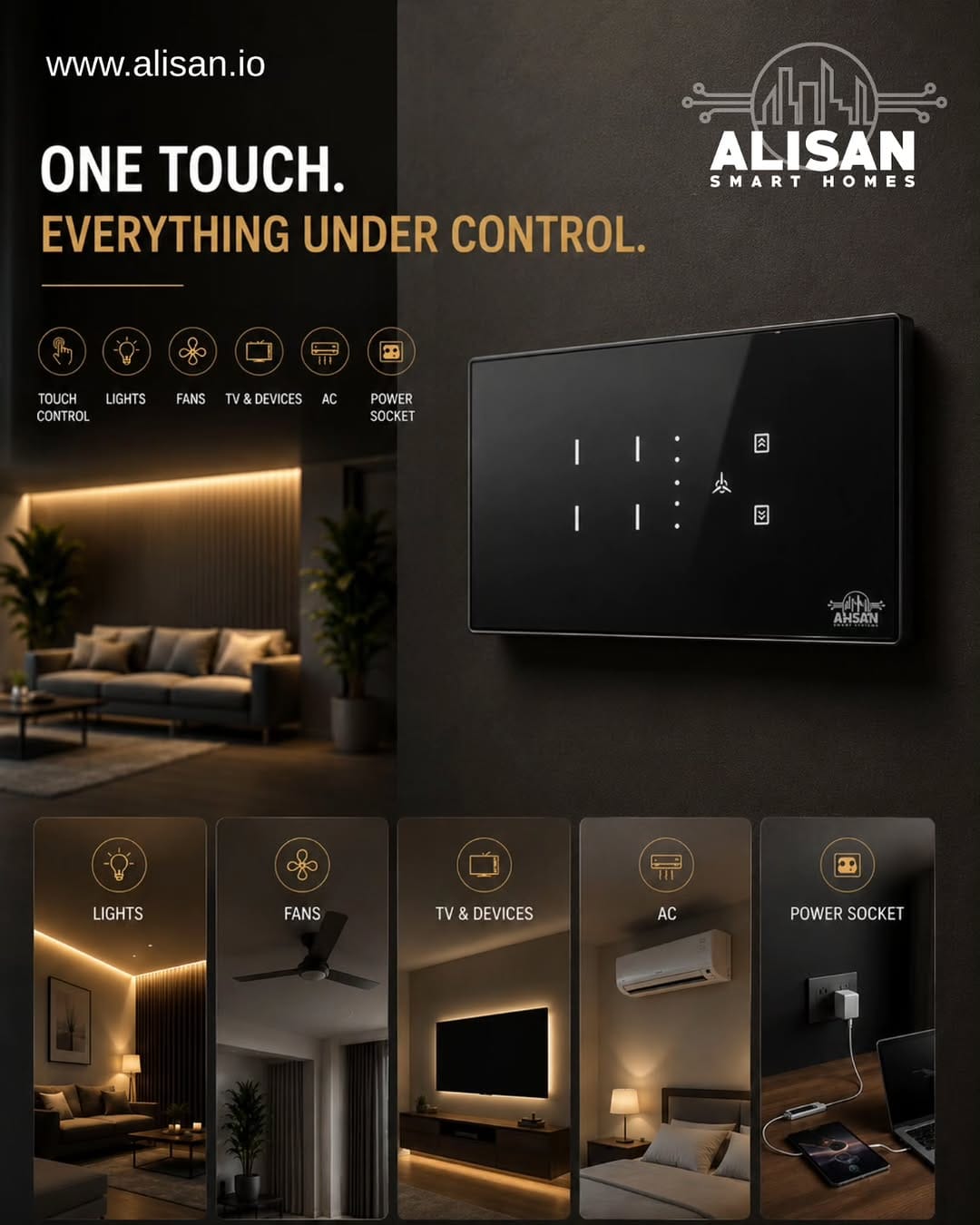 Post 6 by Alisan Smart Homes on Instagram (image)