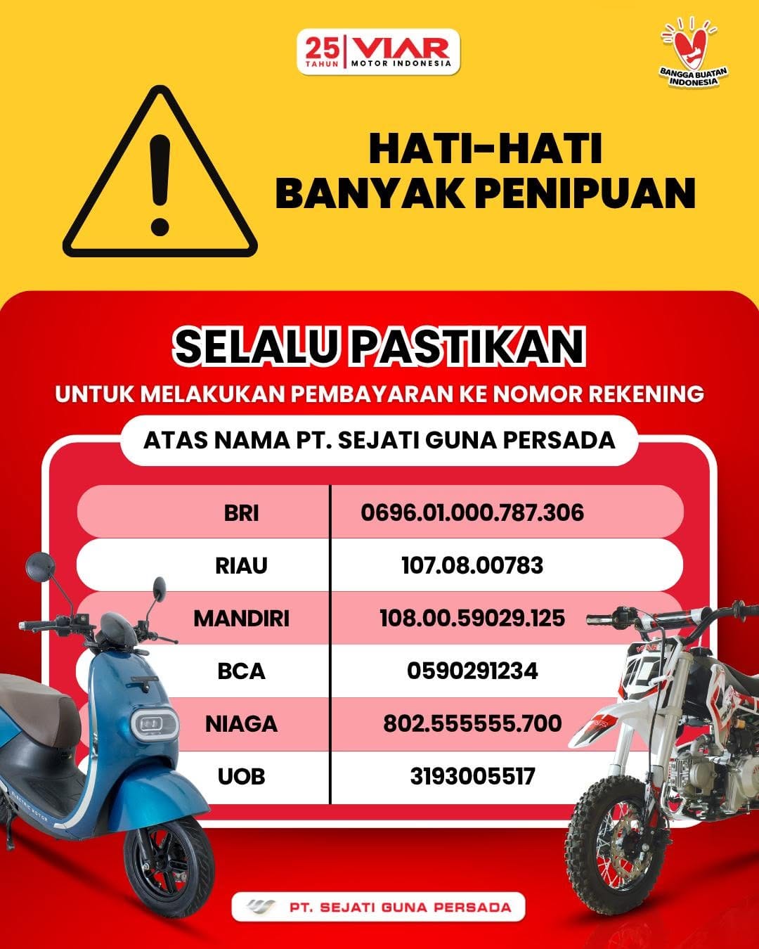 Post 10 by Viar SGP Riau on Instagram (carousel)