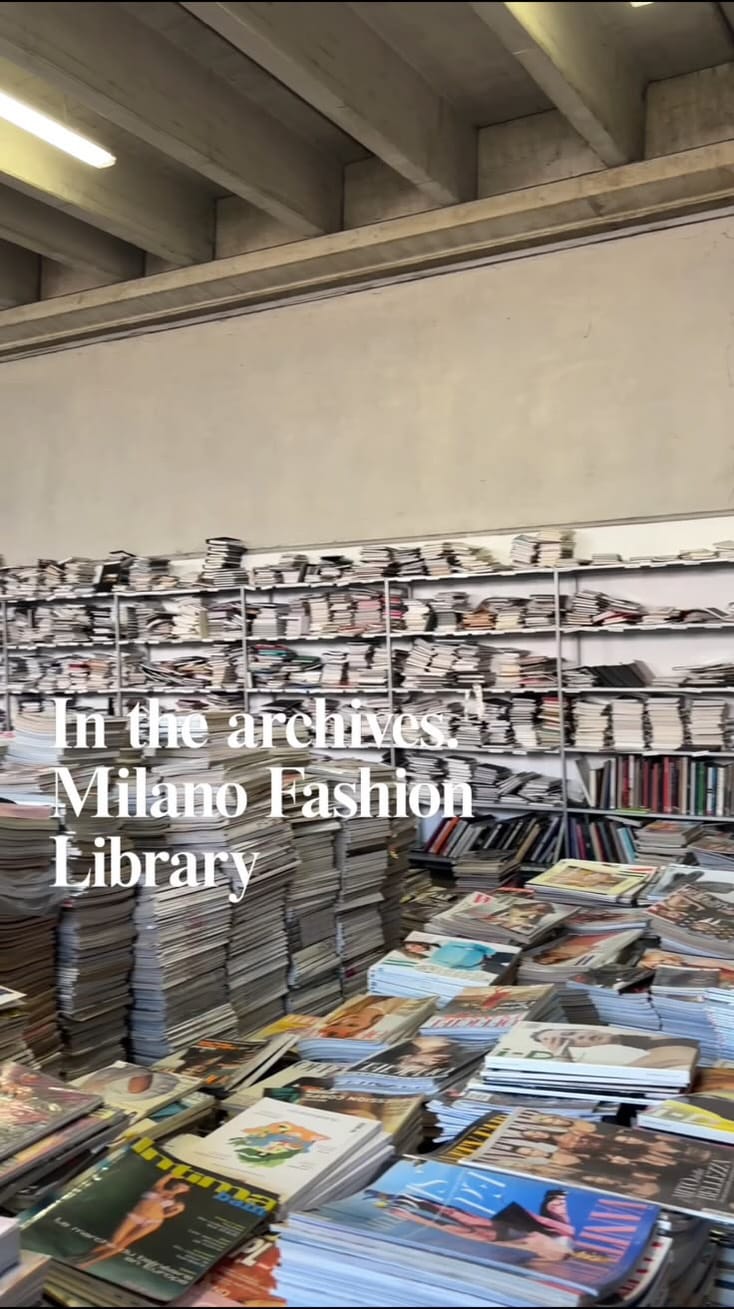 Post 2 by Milano Fashion Library on Instagram (video)