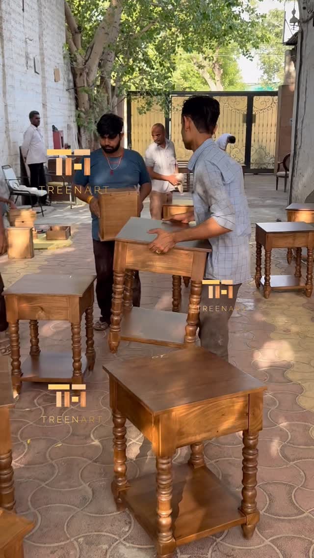 Post 5 by TREENART | Furniture Manufacturer & Exporter. 📍Factory- Jodhpur on Instagram (video)