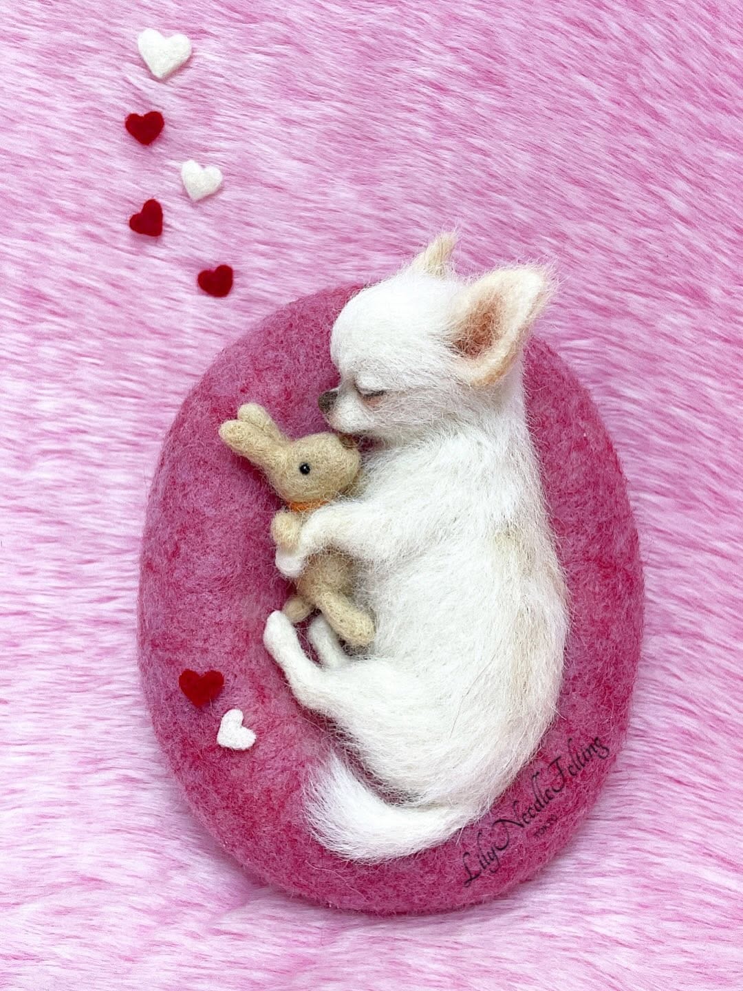 Post 5 by LilyNeedleFelting＊羊毛フェルト＊ on Instagram (carousel)