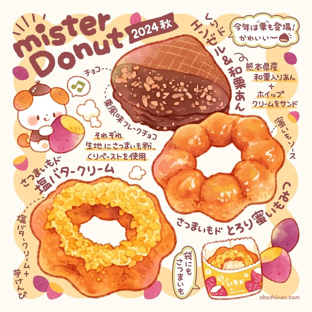 Post 8 by Nao・甘党イラストレーター on Instagram (image)