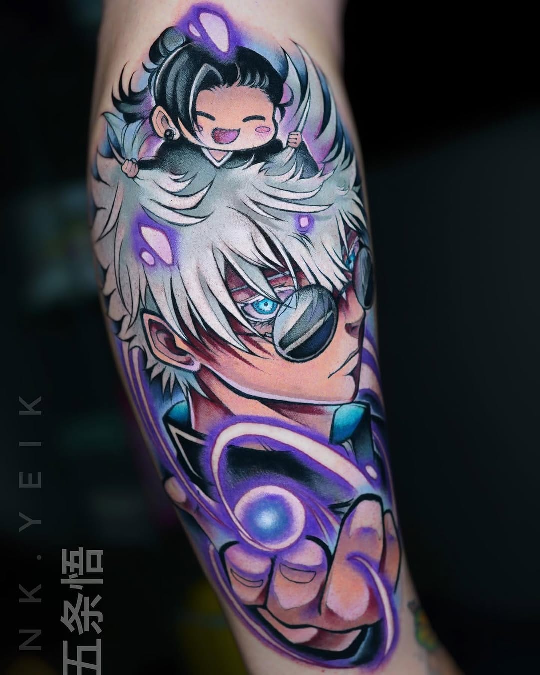 Post 9 by Cristian Carrión | Anime tattoo Barcelona on Instagram (image)