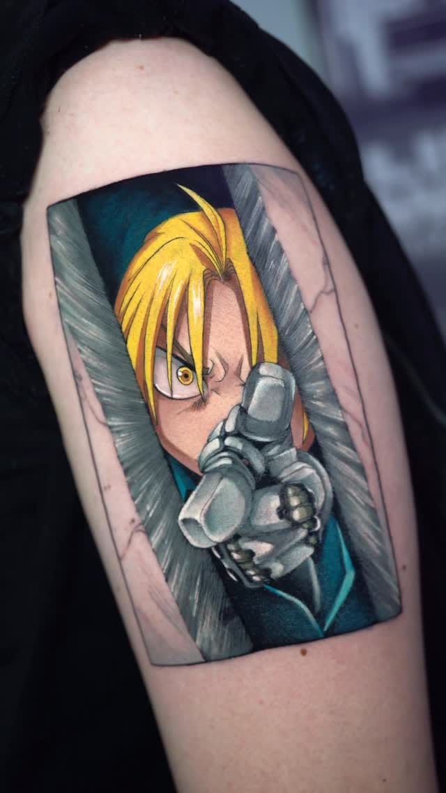 Post 5 by Cristian Carrión | Anime tattoo Barcelona on Instagram (video)