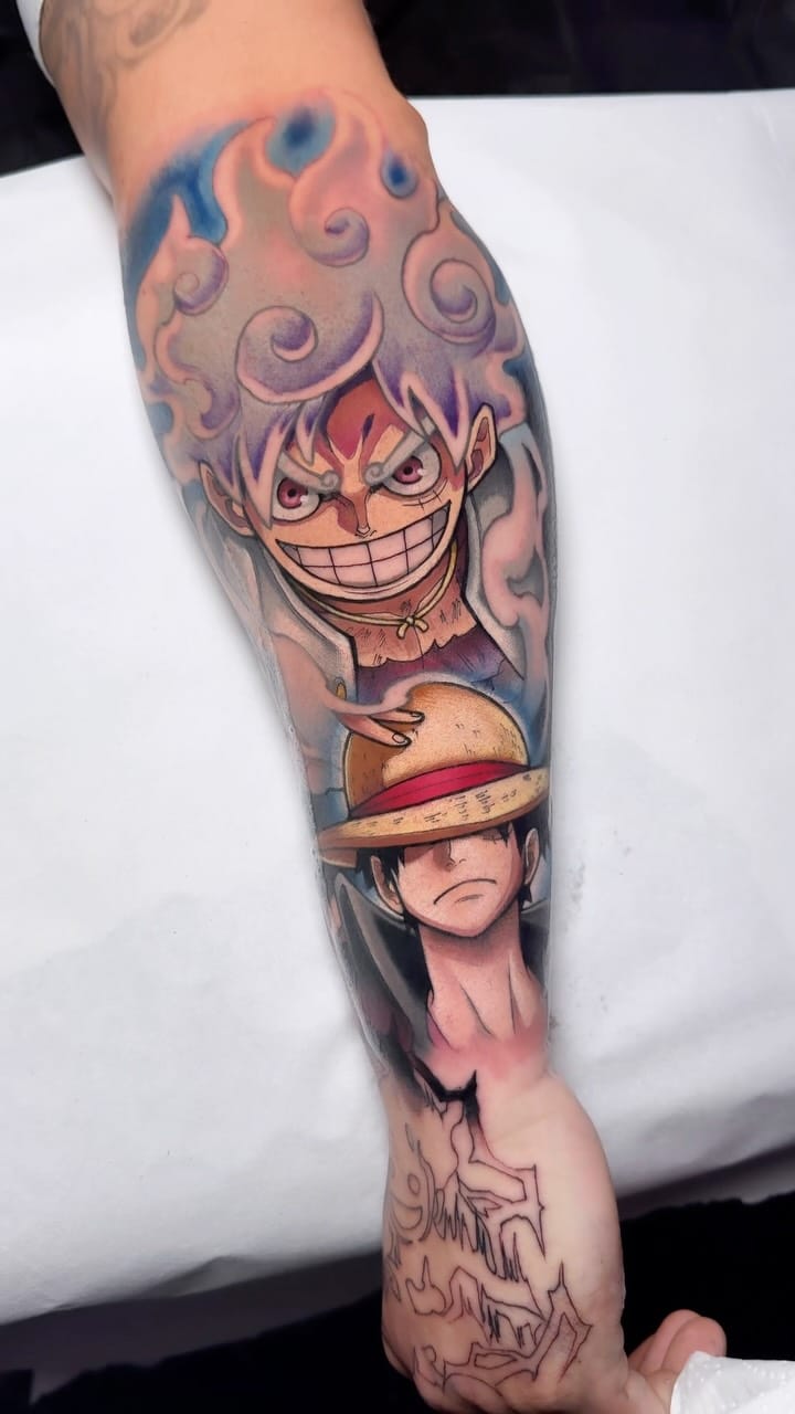 Post 1 by Cristian Carrión | Anime tattoo Barcelona on Instagram (video)