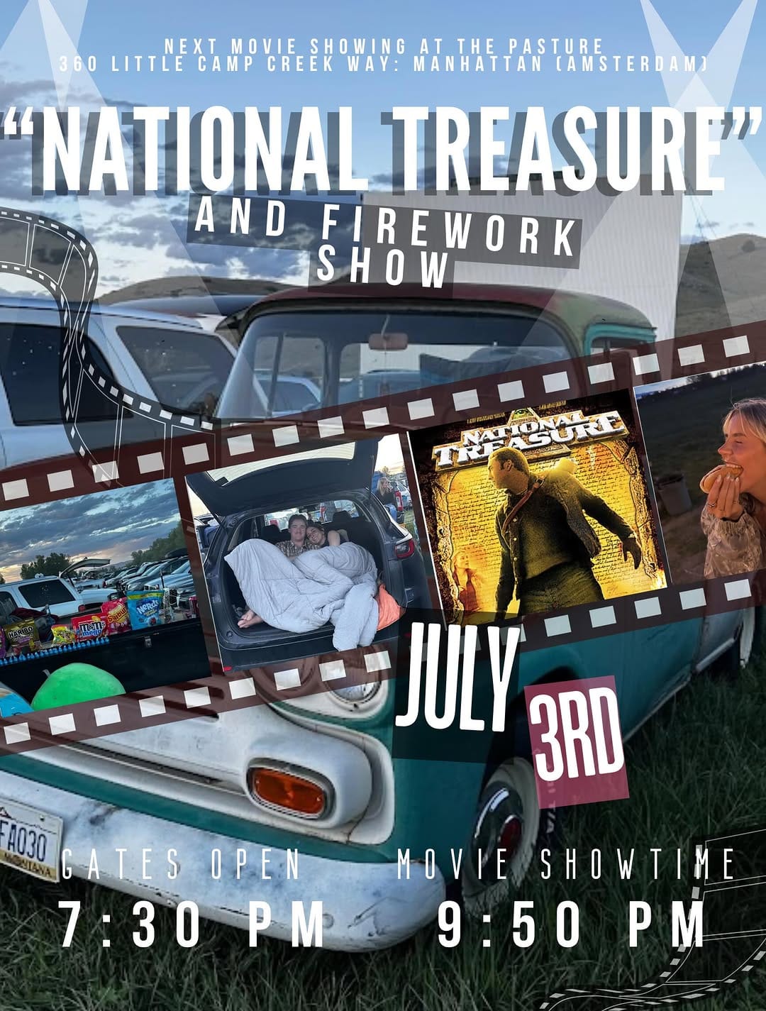 Post 1 by The Pasture Drive-In Theater on Instagram (carousel)