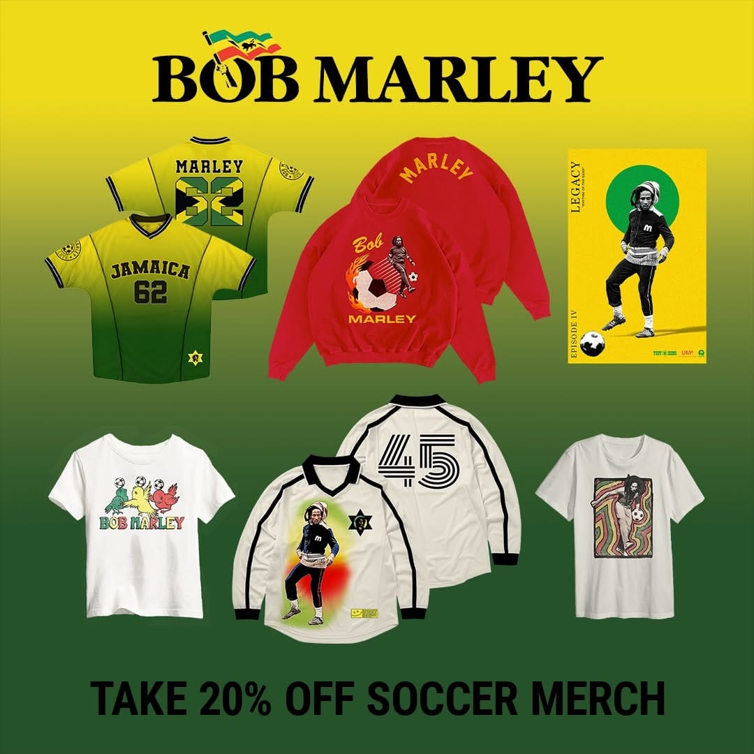 Post 1 by Bob Marley Shop on Instagram (image)