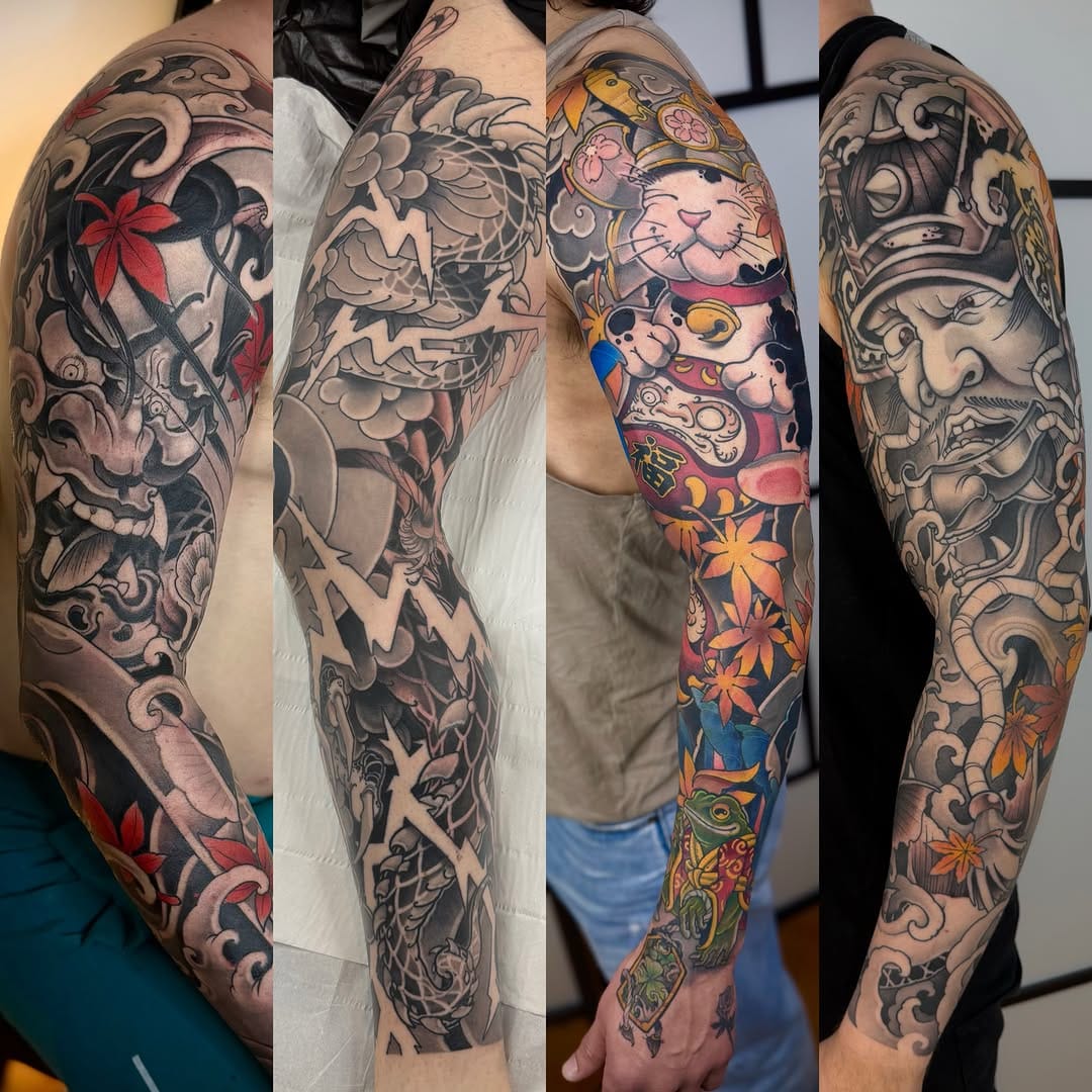 Post 3 by Matheus De Marco • Neo Japanese & Oriental Tattoos on Instagram (image)