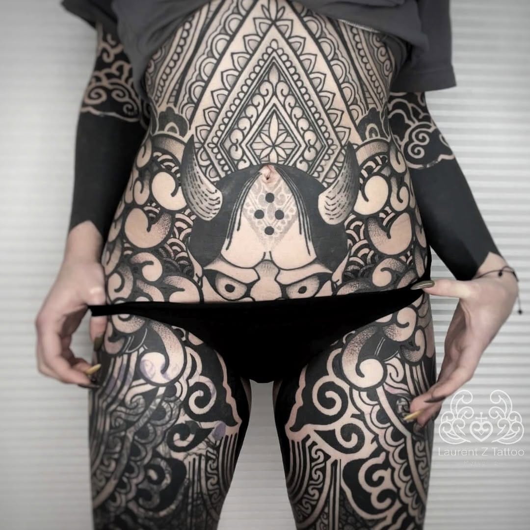 Post 10 by LAURENT ZUCCA  ༶ TATTOO ༶ BLACK  ORNEMENT on Instagram (image)