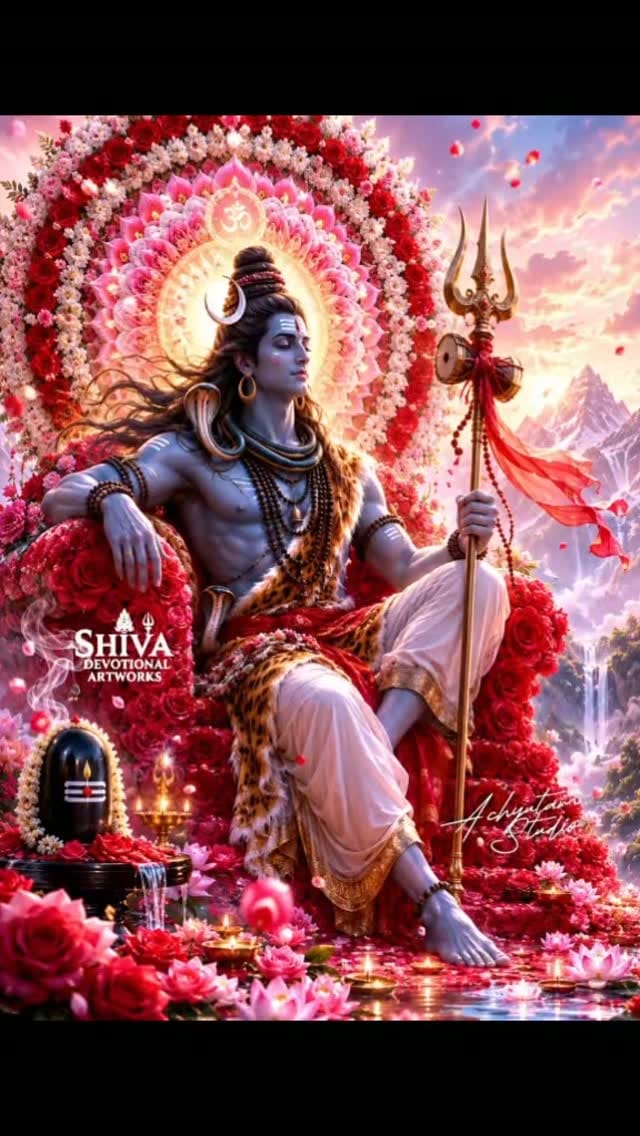 Post 1 by Shiva Devotional Artwork on Instagram (video)