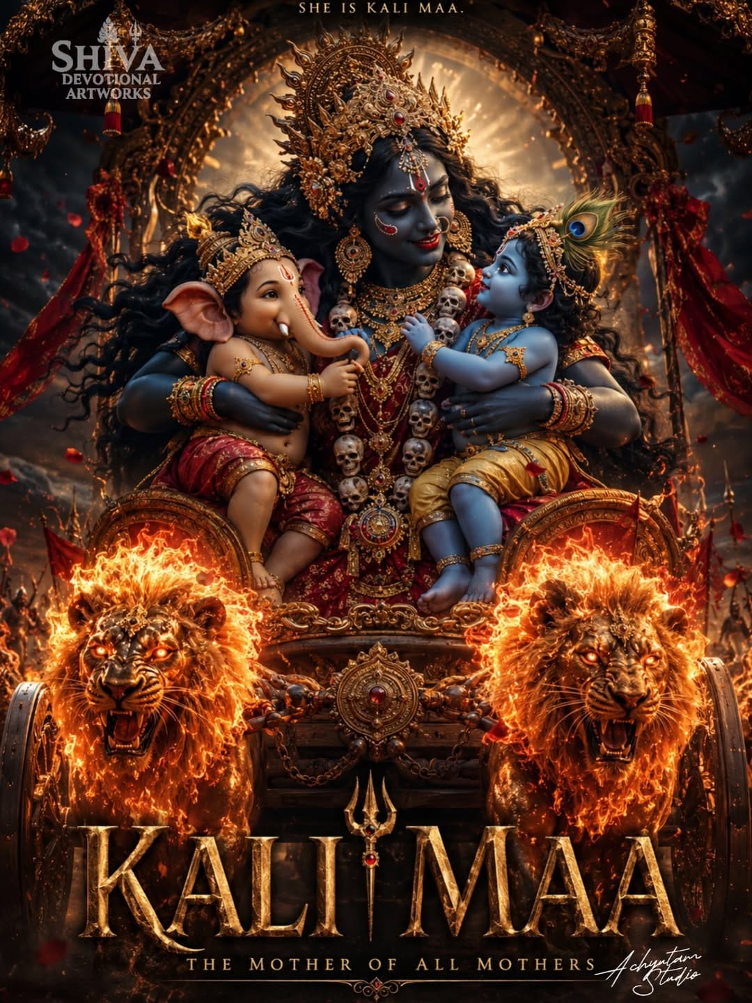 Post 3 by Shiva Devotional Artwork on Instagram (image)