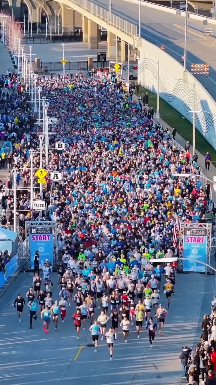 Post 3 by Milwaukee Marathon on Instagram (video)