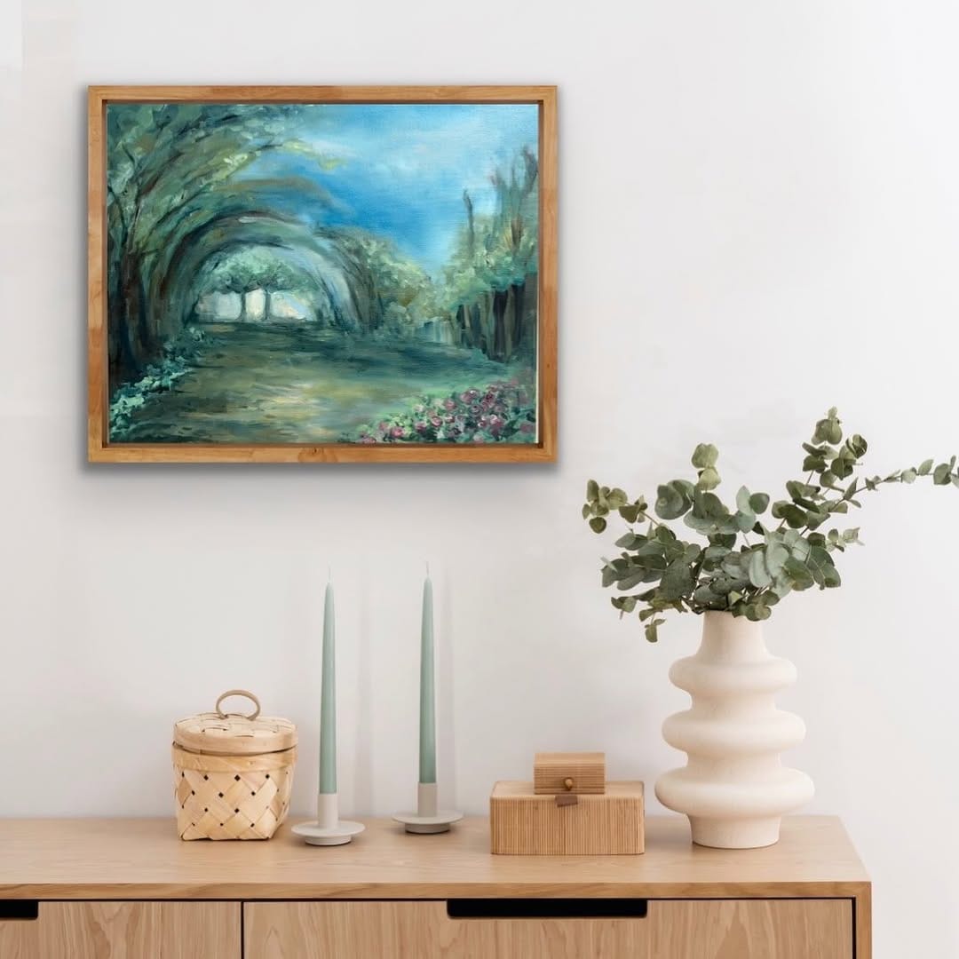 Post 1 by Janine Crum | Contemporary Landscape Artist on Instagram (image)