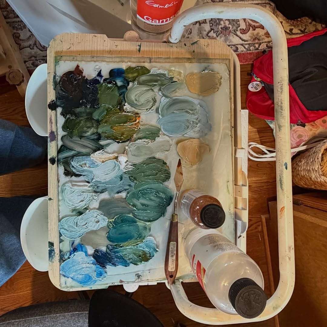 Post 4 by Janine Crum | Contemporary Landscape Artist on Instagram (image)